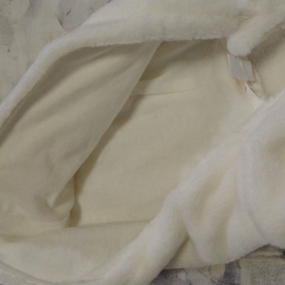 baby girls white fleece monkey bars onesie nwt - Picture 16 of 17